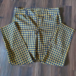 Old Navy Pixie Ankle Slacks Houndstooth with pockets 10